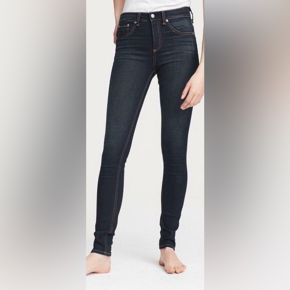 rag & bone High-Rise Skinny Jeans Bedford 26